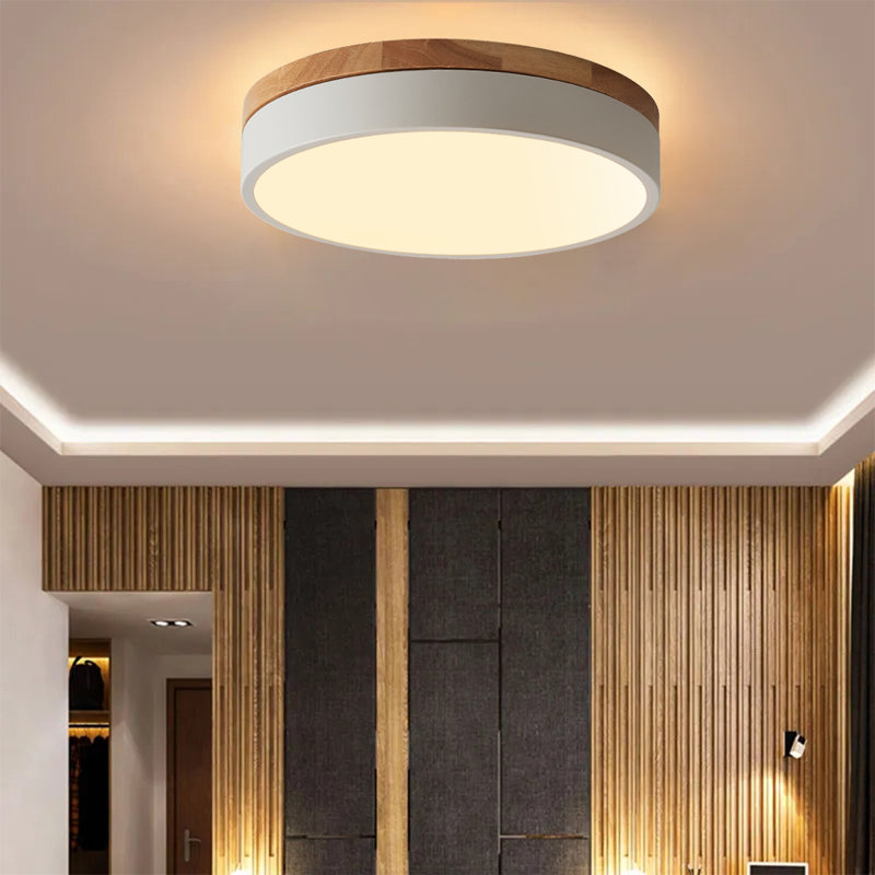 Aritina LED Flush Mount, 3000K, White