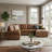 115" Chesterfield U-Shape Sectional Sleeper Sofa