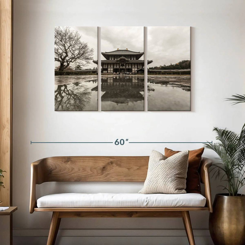 Adella Todaiji Temple Reflection, 42" H x 65" W