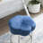Bonview Flower Upholstered Velvet Metal Accent Stool-2026025185