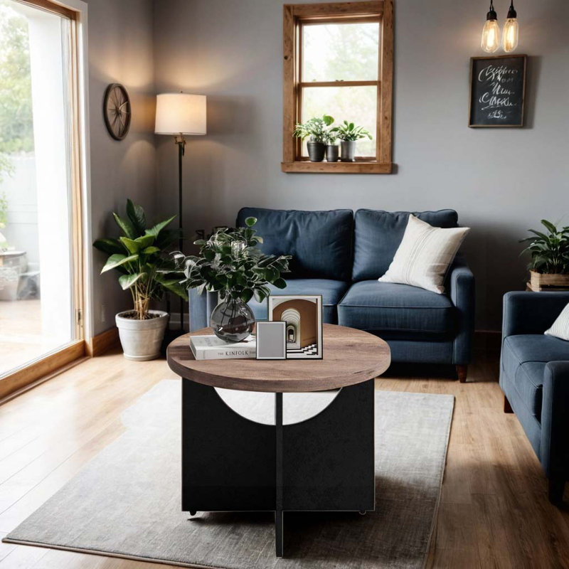 Table basse ronde Retro