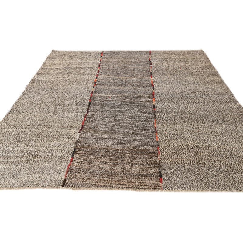 Tapis noir et blanc Ousley