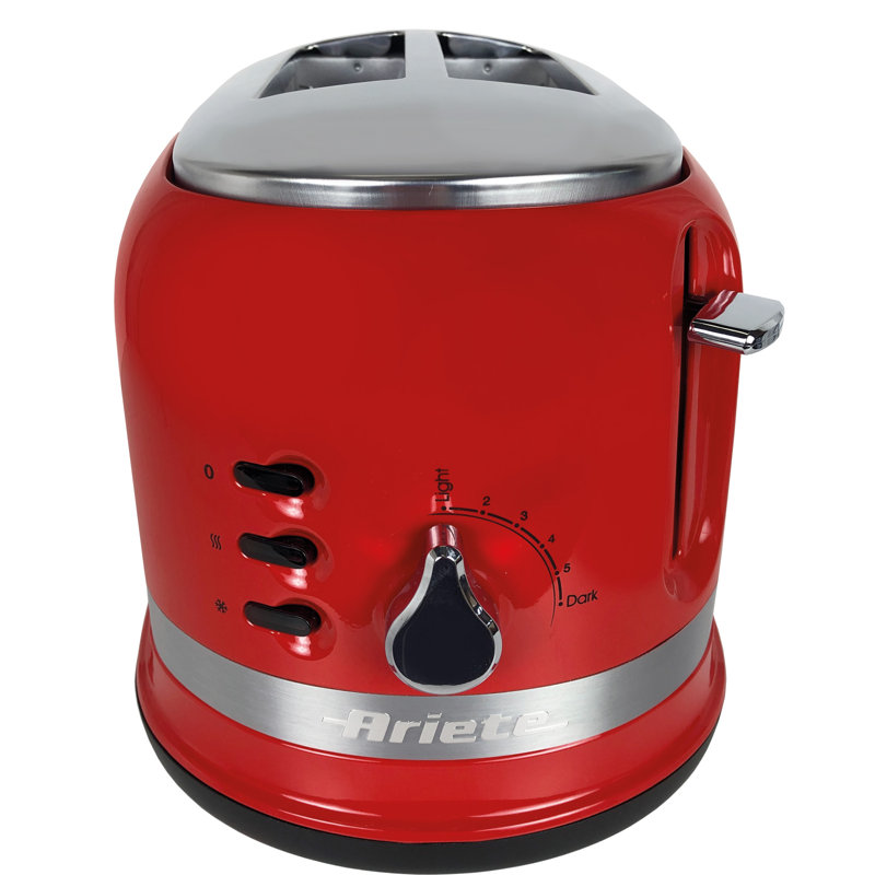 Ariete Moderna 2 Slice Toaster, Red