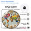 Horloge murale 12 po