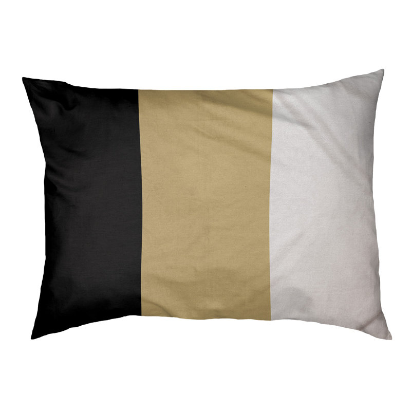 Coussin d'extérieur pour chien Florida Tribe, Noir / doré / blanc, Moyen (l 40 po x P 30 po x H 6,5 po)