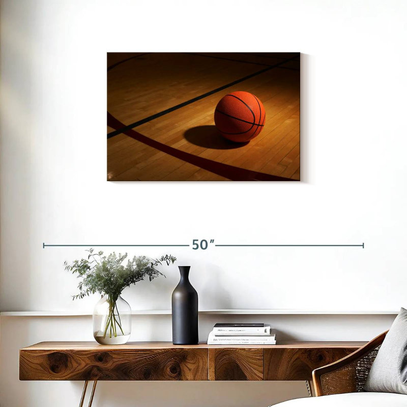 Ballon de basketball Sireci, H 20 po x l 30 po