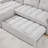 Triple Conversion Chenille Combo Sleeper Sofa Bed with Storage and Recliner Function for Small Spaces-732354575