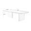 Table de salle à manger rectangulaire en bois massif brun noisette-1505666490