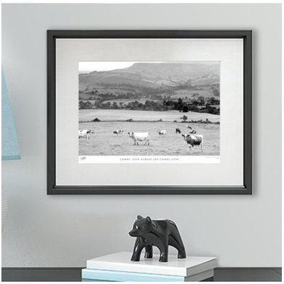 Combs, View Across the Combs C1950 1 Piece Single Picture Frame Wall Art
