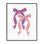 Estampe numérique magenta et rouge à double arc, design par Krissy Mast