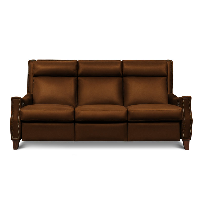 DaVinci Power Reclining Sofa, Polo Maestro Artisano Genuine Leather