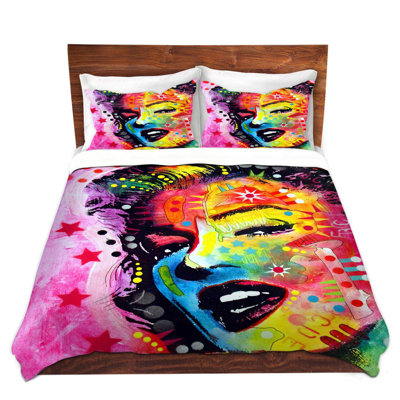 Ensembles de housse de couette DiaNoche en microfibre par Dean Russo - Marilyn Monroe II