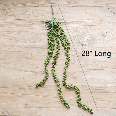 Plante succulent suspendue à chute artificielle rustique, 5 tiges