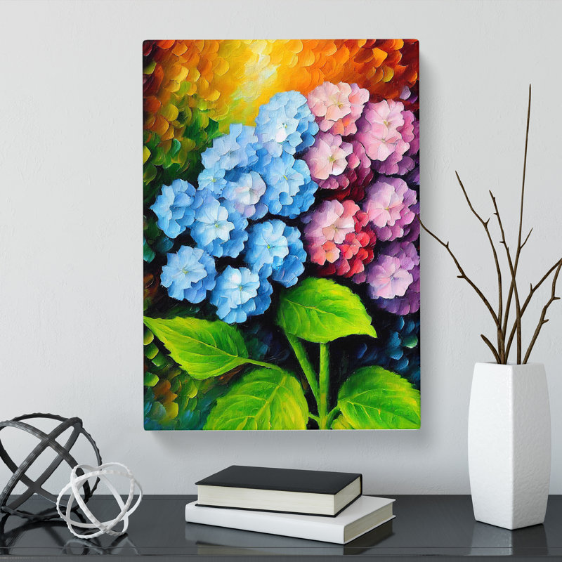 Heberling Hydrangea Flower Vol.2 - Wrapped Canvas, 50cm H x 35cm W x 3cm D