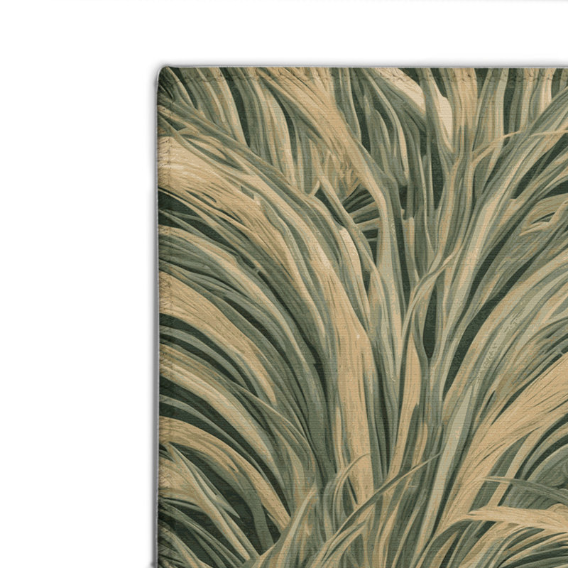 Botanical Brown Indoor and Outdoor Area Rug, Rectangle 2' x 3'
