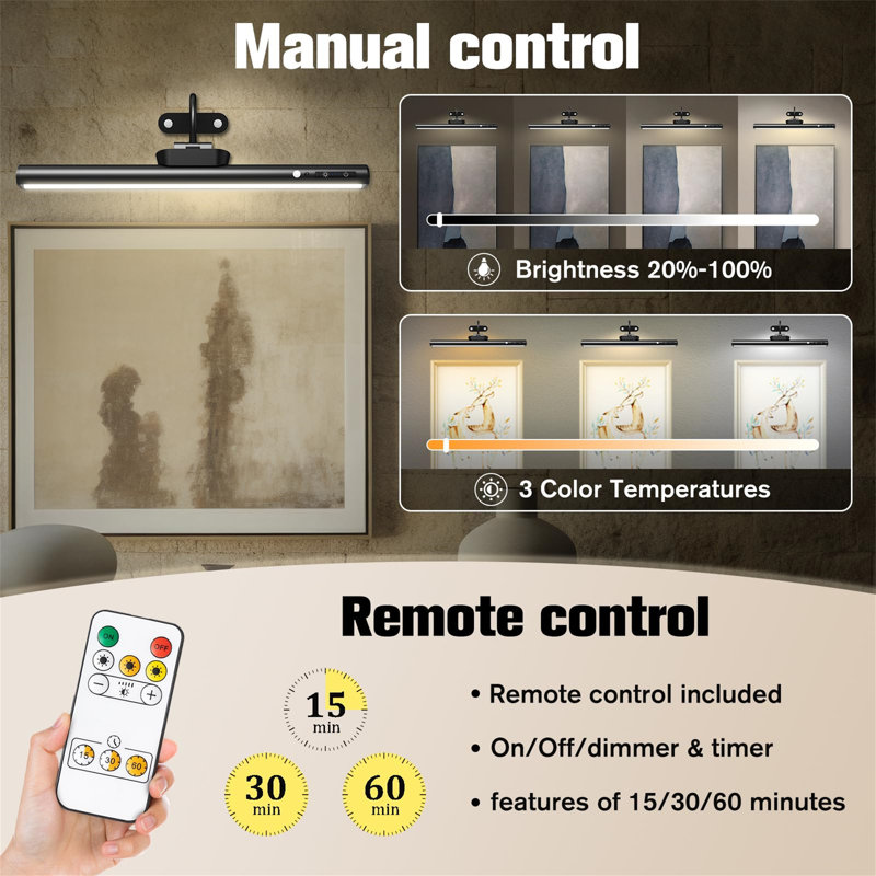 Dimmable LED Wall Mount Picture Light