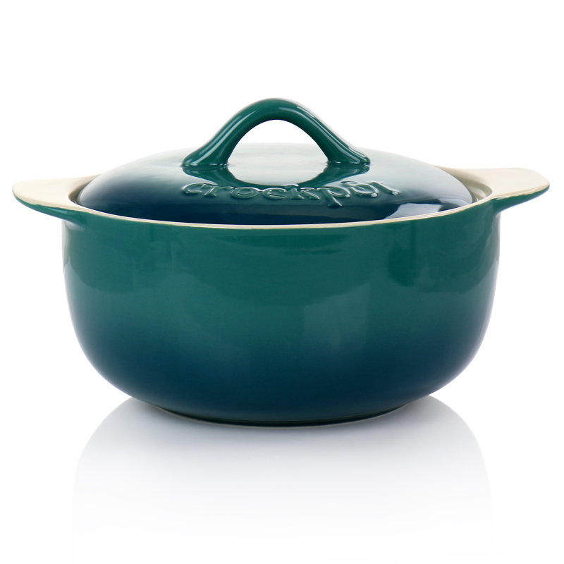 Mijoteuse 2,3 pte Casserole artisanale en grès avec couvercle