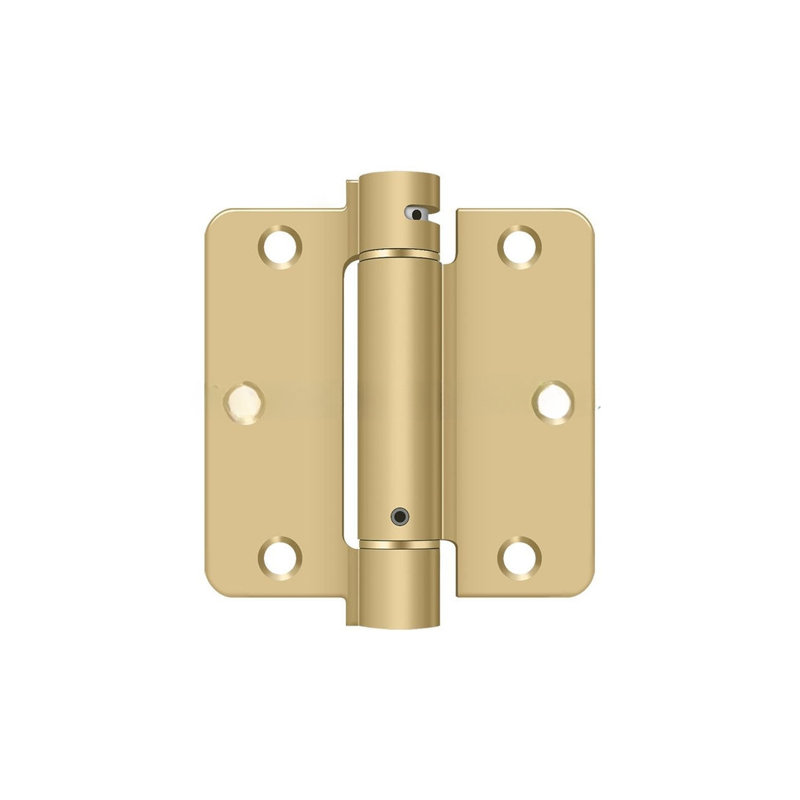 Steel Hinge, PVD Polished Brass