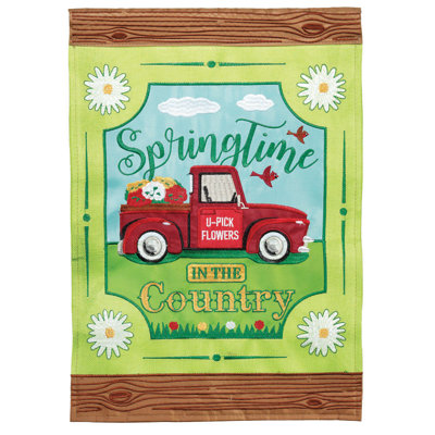 Koehler Double Sided 18 in. H x 13 in. W Polyester Garden flag