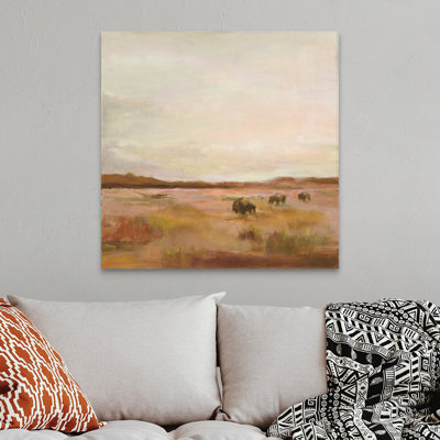 Buffalo Under Big Sky Warm - imprimé