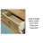58.27" Brown Rectangular Solid Wood Console Table
