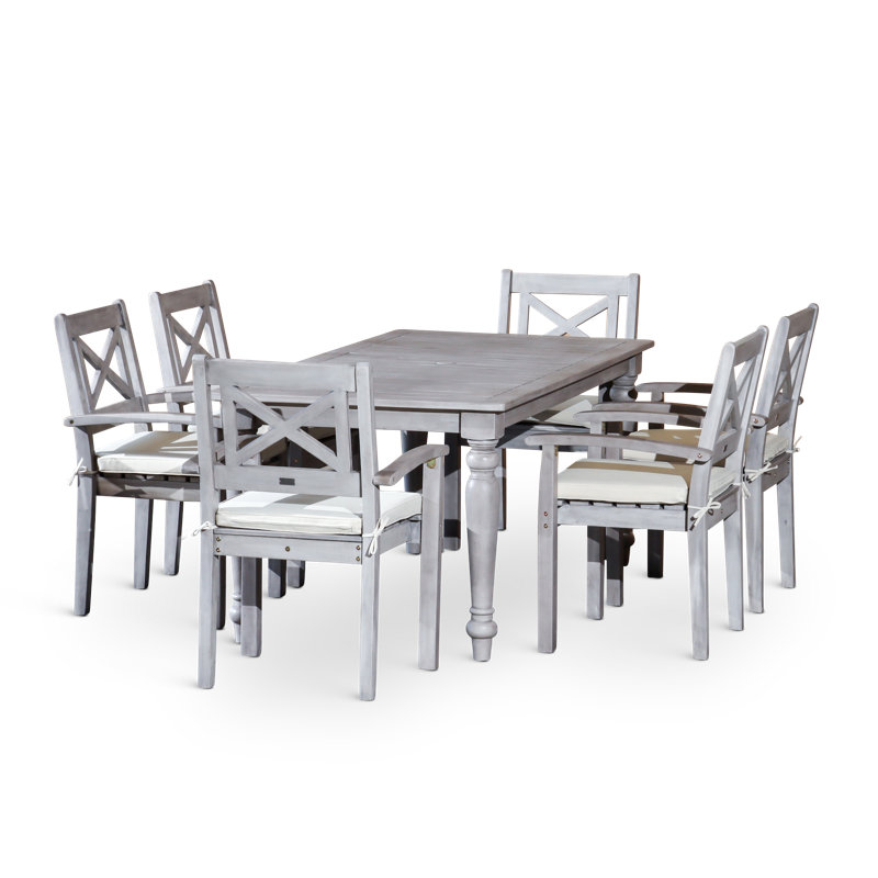 6 - Person Patio Dining Set with Rectangular Table