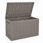 Boîte de rangement verrouillable en résine 180 gallons-131638645
