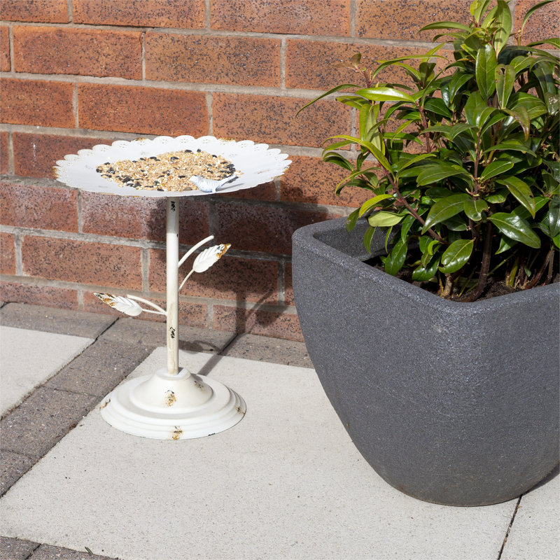 Lemen Metal Single Tier Birdbath