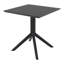 Ensemble bistro carré avec chaises empilables 3 pièces Farrah-572198684