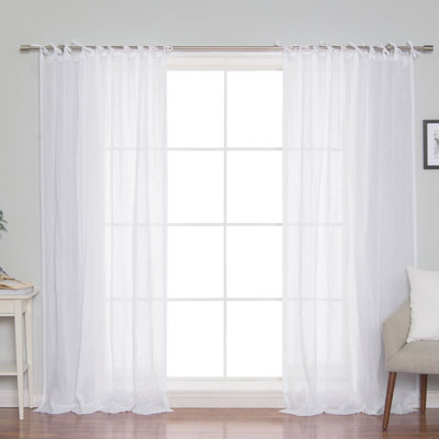 Shaun Linen Room Darkening Single Curtain Panel
