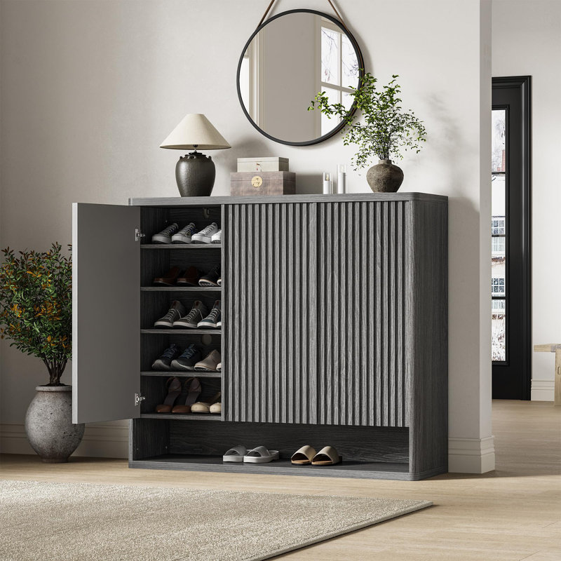 Meuble de rangement pour chaussures Modern, Gris