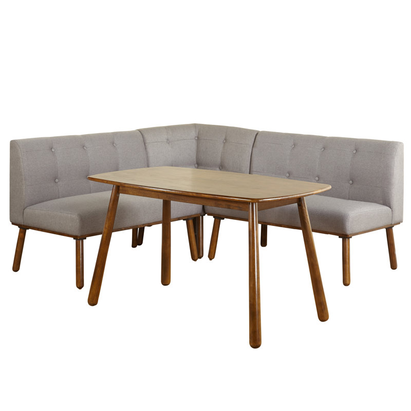 Ensemble de coin-repas pour 5 personnes Bucci, Gris