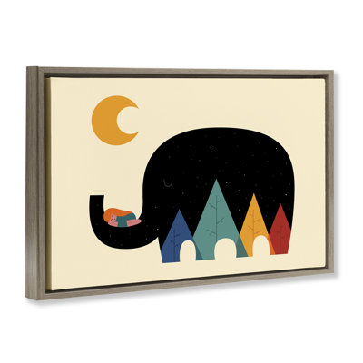 «Elephant Silhouette», art mural par Andy Westface