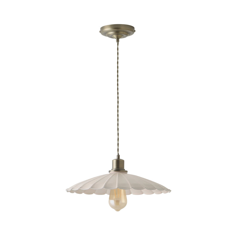 Alasia 1 - Light Satin Pendant, Yes, Cream
