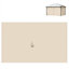Ensemble de pare-soleil d'intimité et de pare-soleil de remplacement pour abris de jardin, 9,84 x 13,1 pi, polyester beige