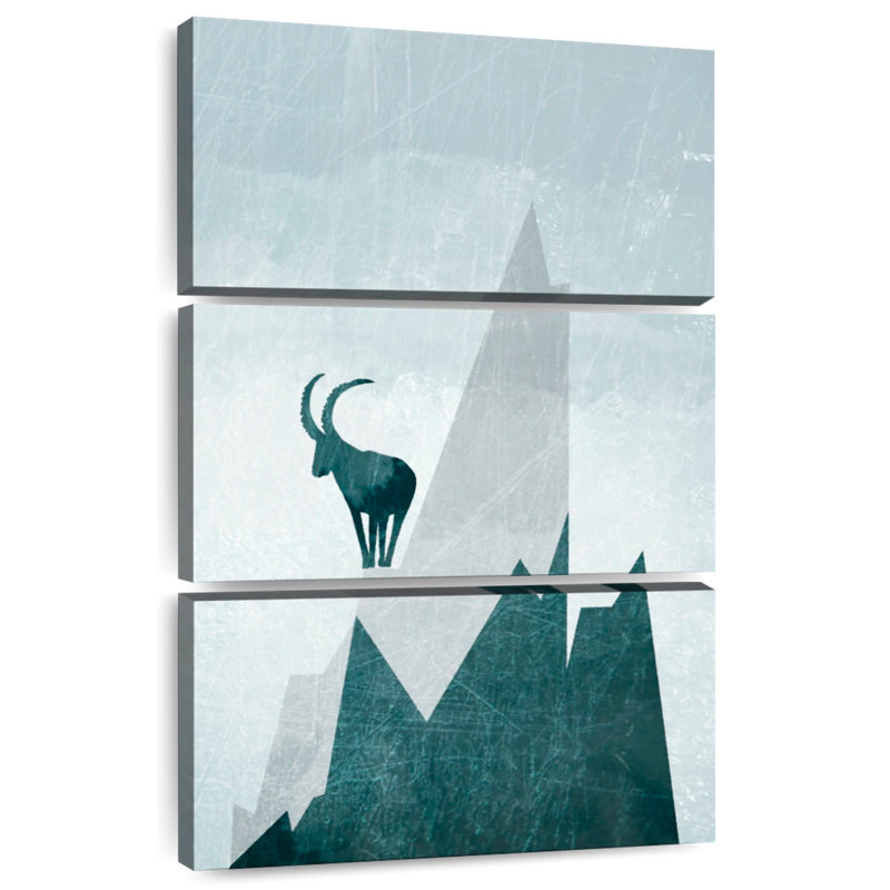 Brampt Blue Mountain Goat, 38" H x 24" W