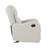 Faux Leather Upholstery Glider Reclining Chair 1Pc Living Room Furniture Comfort Seating Gentle Motion-78968231