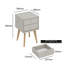 Manufactured Wood Bedside Table Sets of 2-230566990