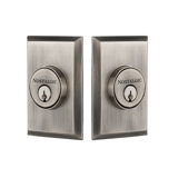 Nostalgic Warehouse New York Plate Double Cylinder Deadbolt