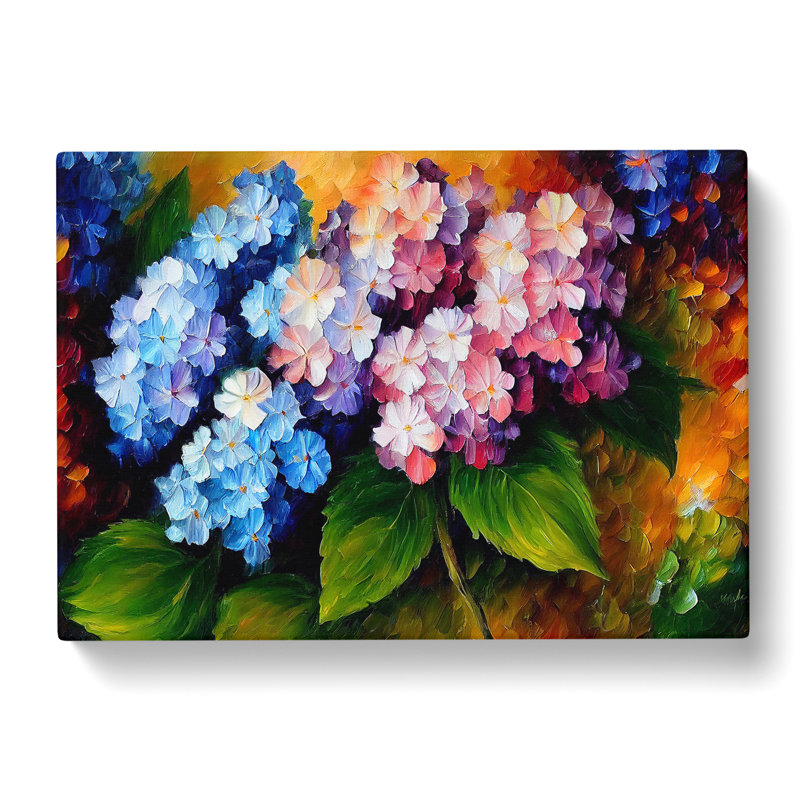 Hydrangea Flowers Vol.1 - Wrapped Canvas, 35cm H x 50cm W x 3cm D