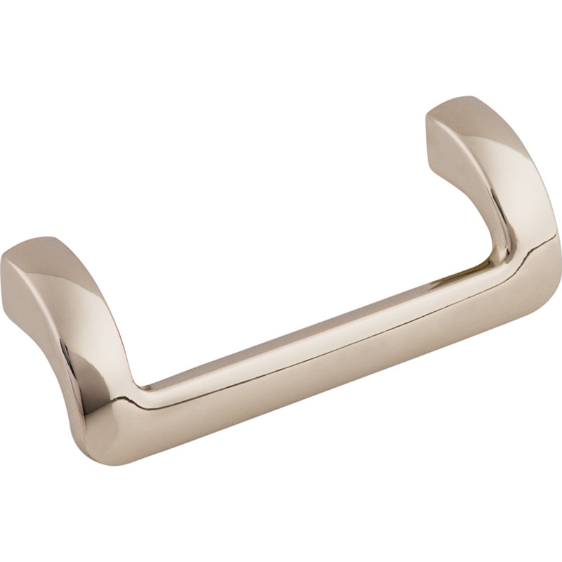 Kentfield Drop Handle, 3 3/4" Center to Center, Polished Nickel