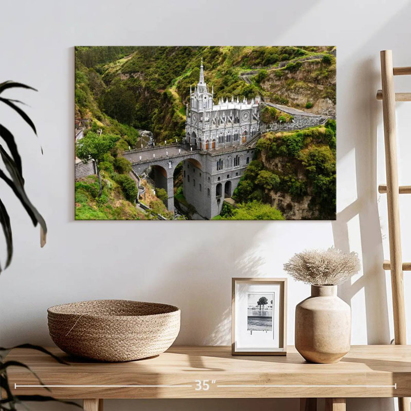 Église basilique Adella Las Lajas, H 16 po x l 24 po