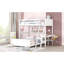 Over  Bunk Bed With Desk