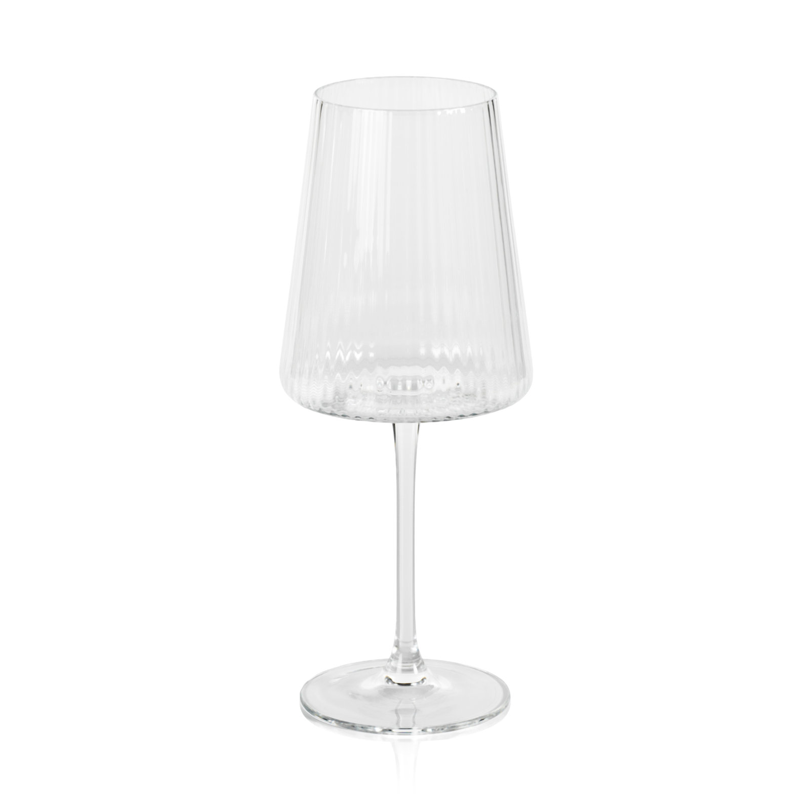 Claro Fluted Textured Wine Glasses