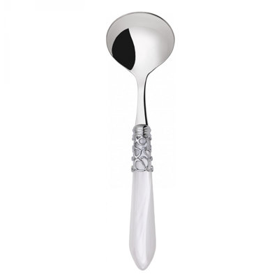 Melodia Brilliant Sauce Ladle White