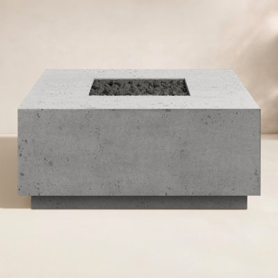 Ella Concrete Outdoor Fire Table