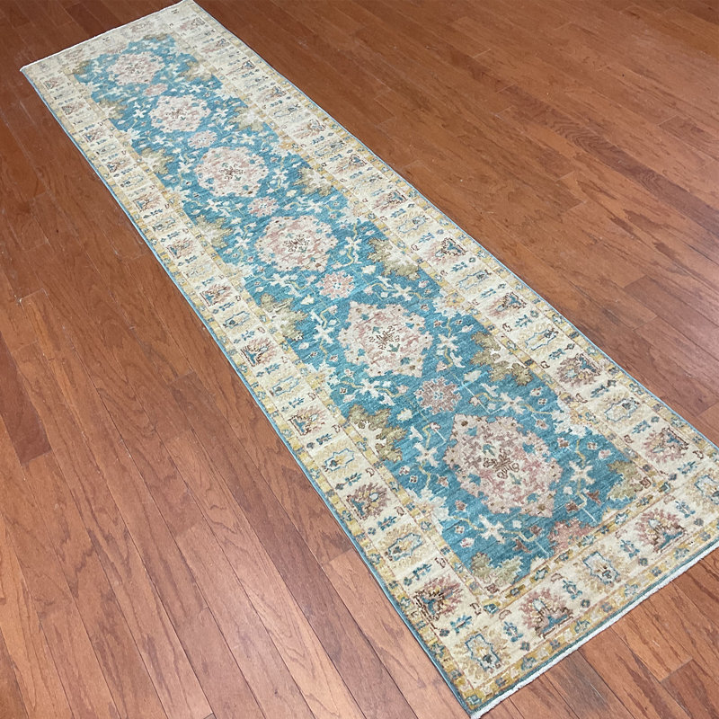  Handmade Oushak Wool Runner