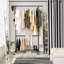 Rauscher 130cm Rolling Clothing Rack