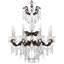La Scala 8 Light 25in x 34in Chandelier in Florentine Bronze with Clear Radiance Crystals-2098430697-2098430473
