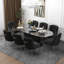 Chaise d'appoint rembourrée en velours Farr avec pieds argentés Farr-1497764401